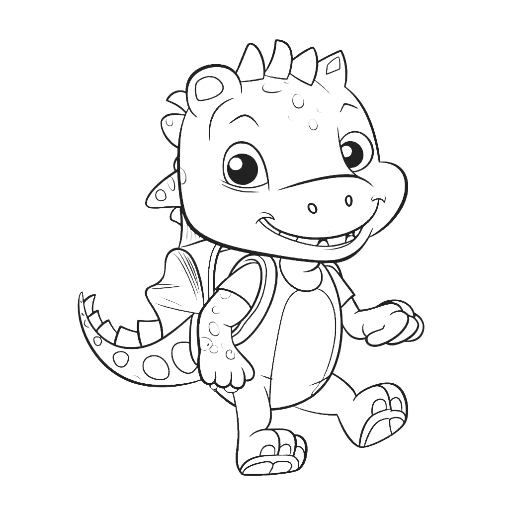 Crocodile coloring pages