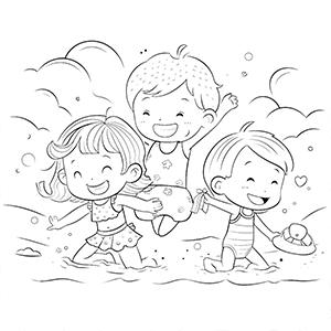 Beach Coloring Pages – Coloring corner