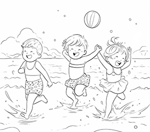 Beach Volleyball Fun