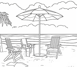 Beach Umbrella Utopia