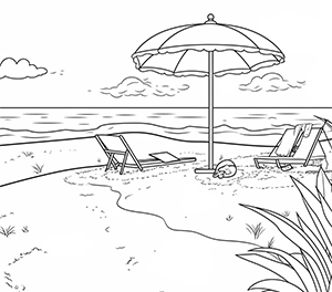 Seaside Sunbathing Serenade
