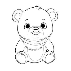 Free Bear Coloring Pages