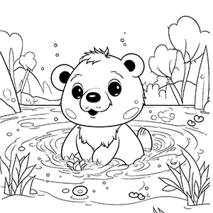 Free Bear Coloring Pages