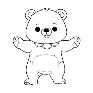 Free Bear Coloring Pages