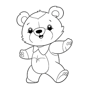 Free Bear Coloring Pages