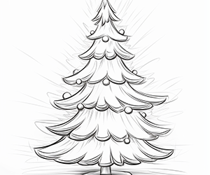 Shimmering Christmas Tree Wonders