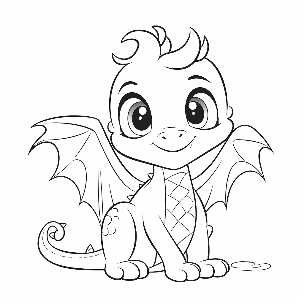 Dragon Coloring Pages - Coloring corner