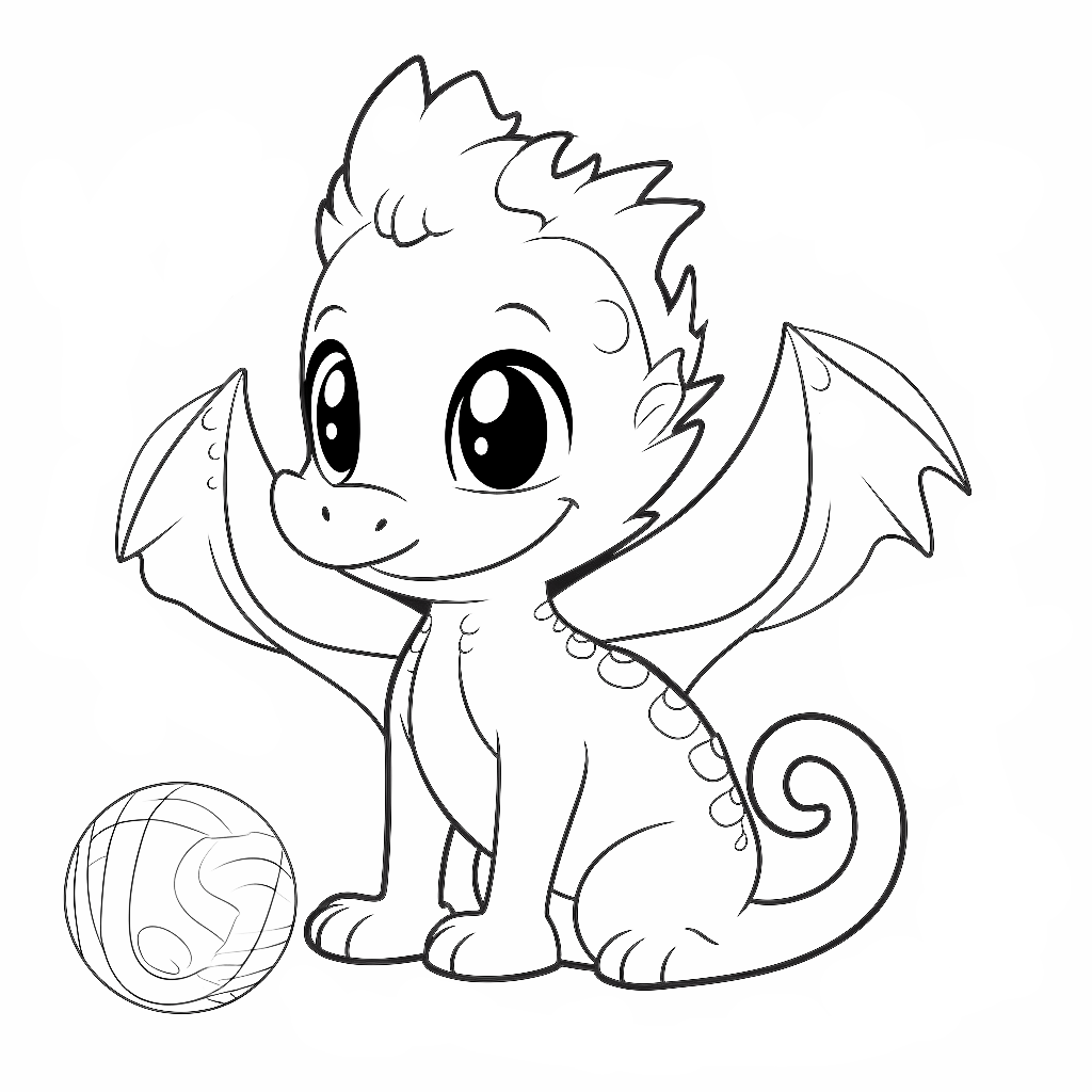 Dragon Coloring Pages – Coloring corner