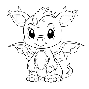 20+ Free Dragon Coloring Pages – Coloring corner