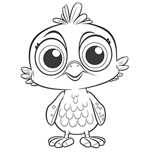 Sweet Eagle Nestling