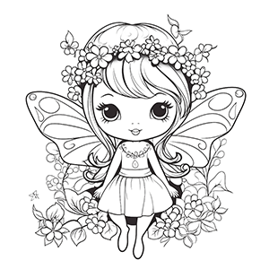 20+ Free Fairy Coloring Pages – Coloring corner