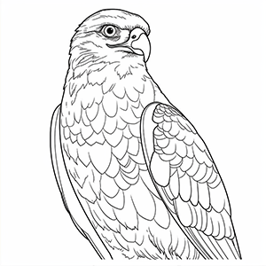 Free Falcon coloring pages – Coloring corner