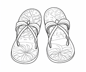 Tropical Thong Sandals