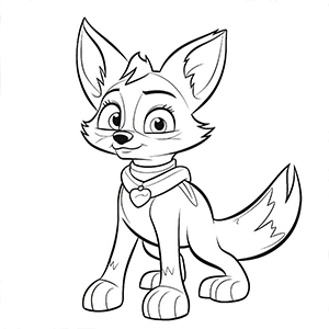 Free Fox Coloring Pages– Coloring corner