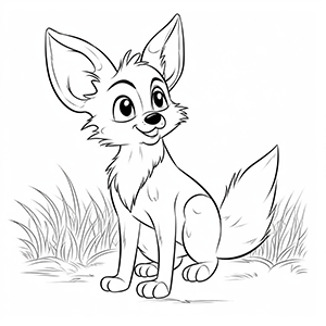 Free Fox Coloring Pages– Coloring corner