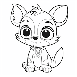 Free Fox Coloring Pages – Coloring corner