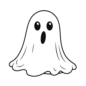 Free Ghost Coloring Pages – Coloring corner