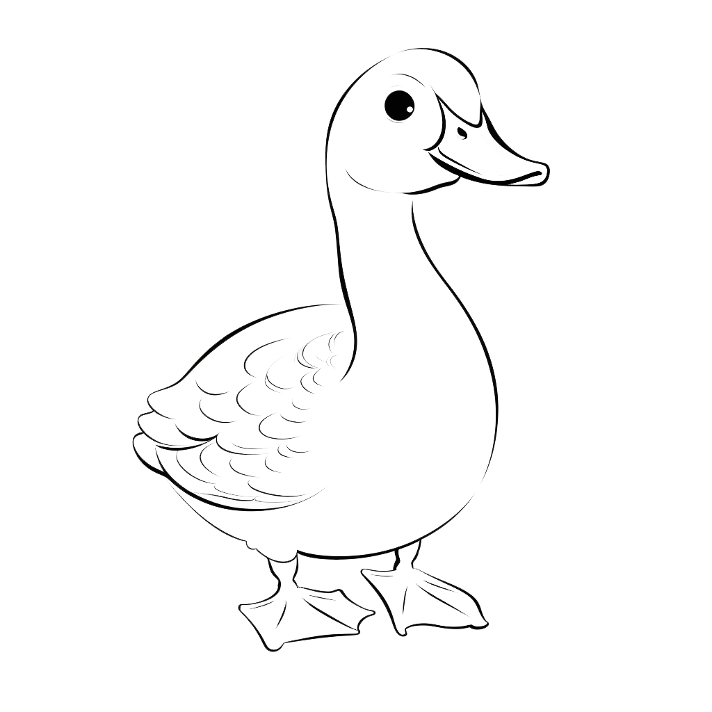 Goose Coloring Pages