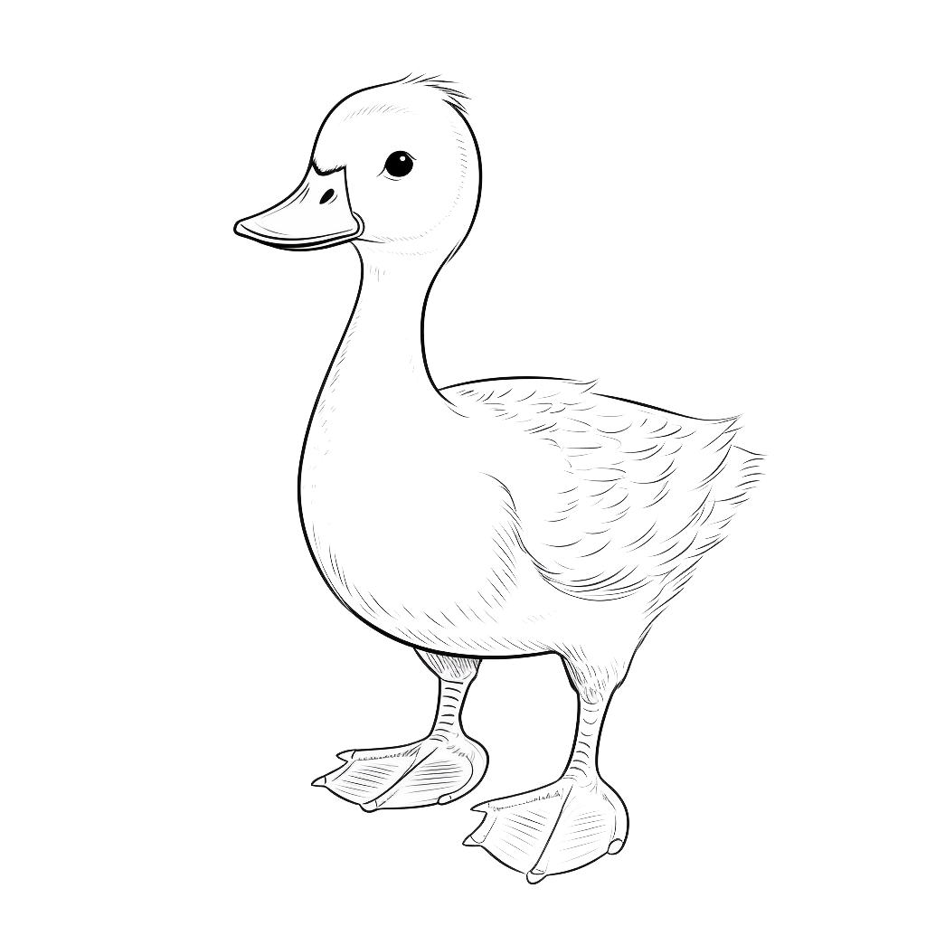 Goose Coloring Pages