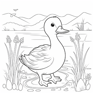 Goose Coloring Pages – Coloring corner