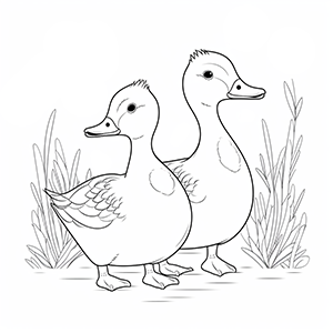 Goose Coloring Pages – Coloring corner