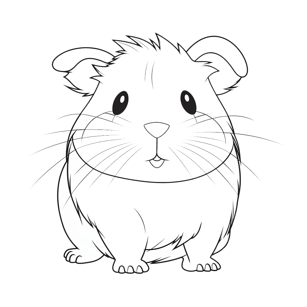 Guinea pig Coloring Pages