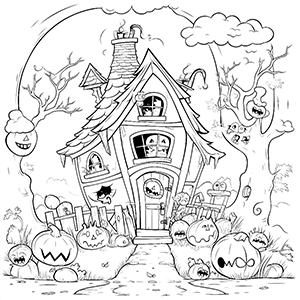 Halloween Coloring Pages – Coloring Corner