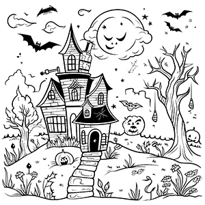 +20 Free Halloween coloring pages – Coloring corner