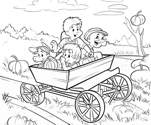 Whimsical Hayride Excursion