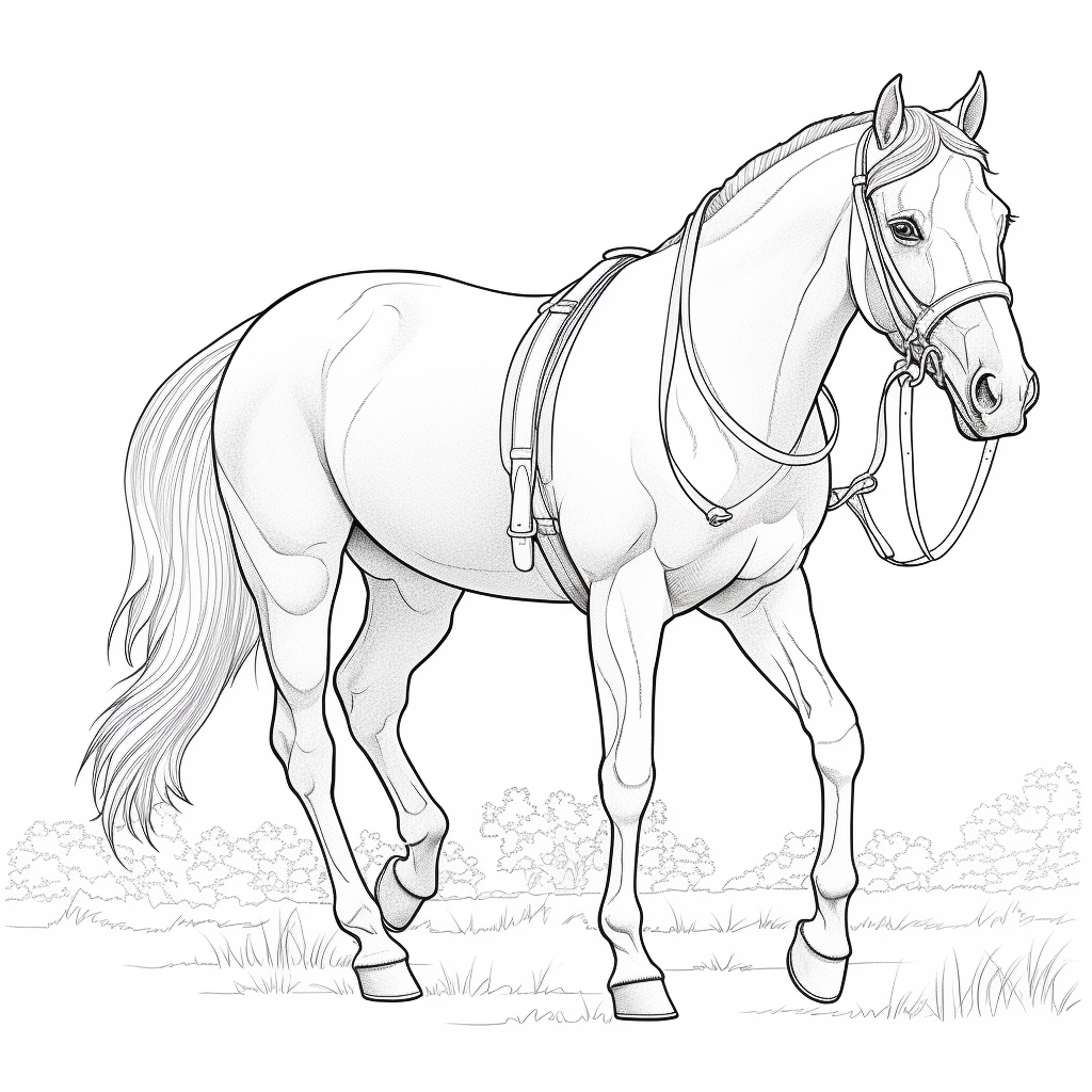 Horse Coloring Pages