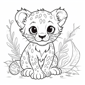 Jaguar coloring pages – Coloring corner