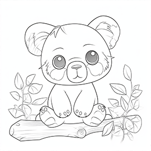 koala man coloring pages for children