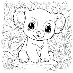 Koala coloring pages - Coloring corner