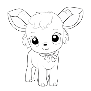 Lamb Coloring Pages – Coloring corner