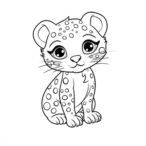 Leopard Coloring Pages – Coloring corner