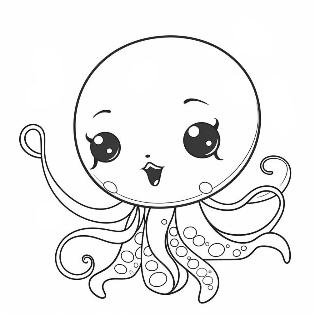 Octopus Coloring Pages