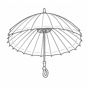 Parasol Coloring Pages Coloring Corner parasol-coloring-pages-coloring-corner