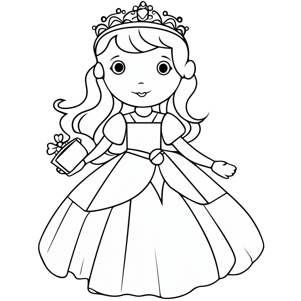 Princess coloring pages - Coloring corner