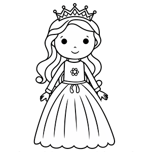 20+ Free Princess Coloring Pages – Coloring Corner