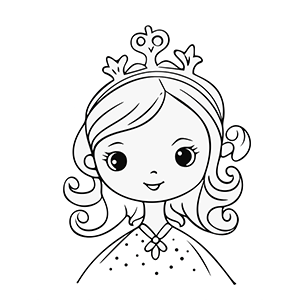 20+ Free Princess Coloring Pages – Coloring corner