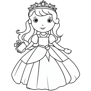 20+ Free Princess Coloring Pages – Coloring corner