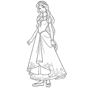 20+ Free Princess Coloring Pages – Coloring corner