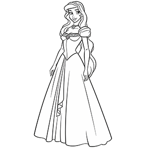 20+ Free Princess Coloring Pages – Coloring corner