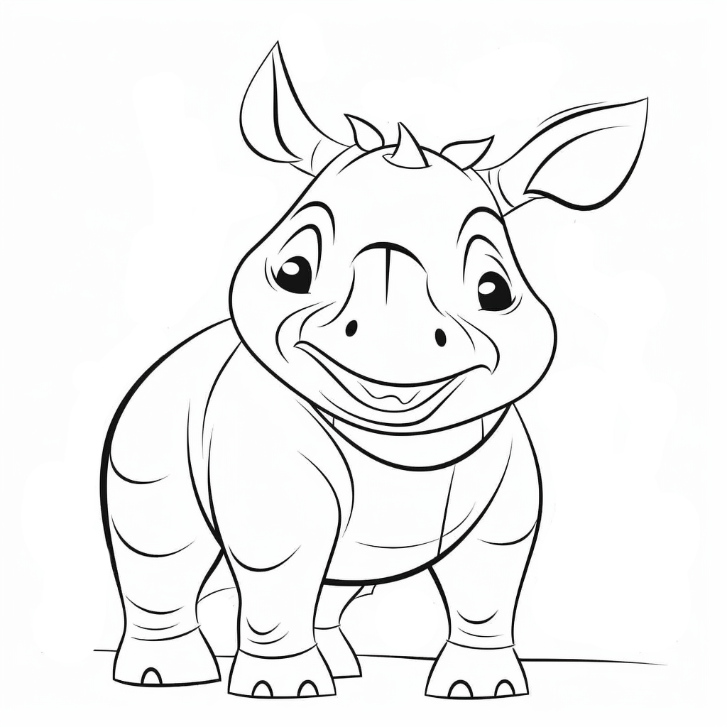 Rhinosaurus coloring pages – Coloring corner