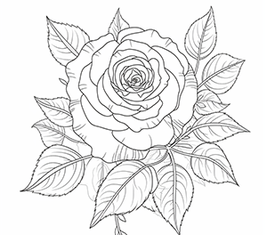 Vibrant Rose Blossom