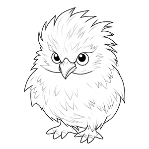 Silkie Chicken Coloring Pages – Coloring corner