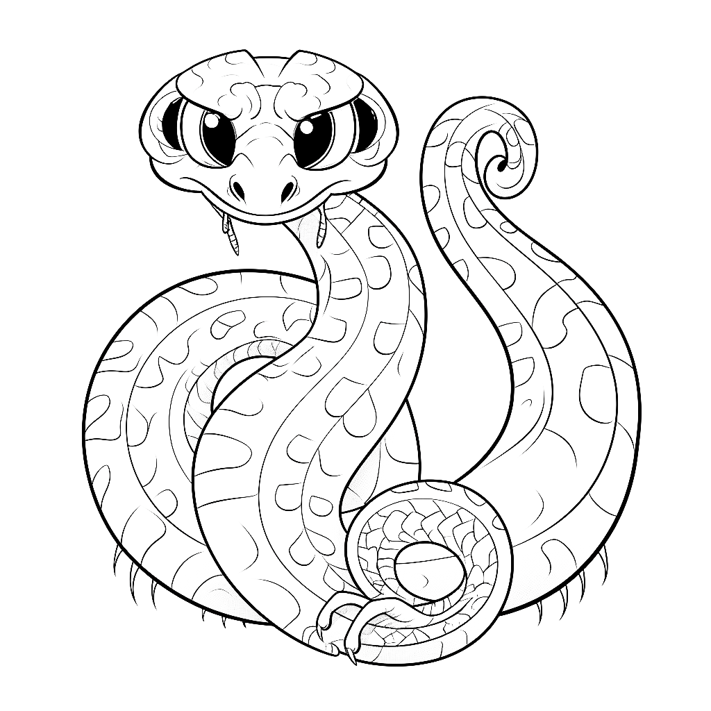 Snake Coloring Pages