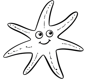 Graceful Tropical Starfish