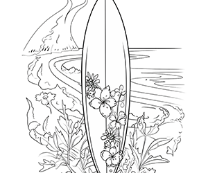 Dazzling Surfboard Artistry