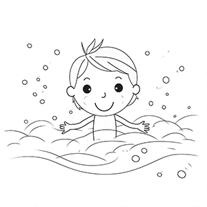 Free Swimming Coloring Pages – Coloring corner